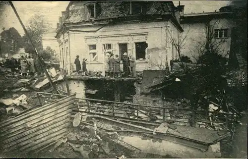Niedergrund Dolní Podluží Sprengung  einer Brücke von  b Tetschen Decin 1938