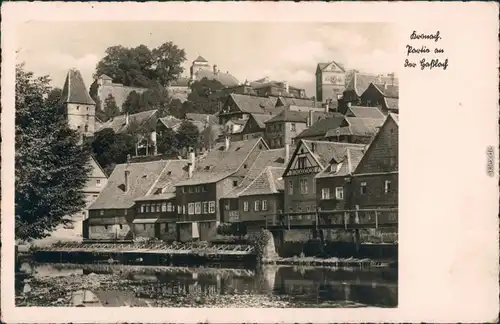 Ansichtskarte Kronach Partie an der Haßlach 1939