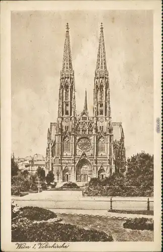Ansichtskarte Wien Votivkirche 1900