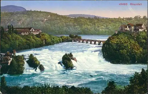 Ansichtskarte Neuhausen am Rheinfall Rheinfall 1912