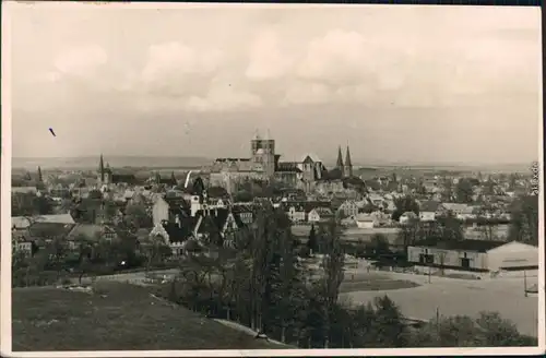Ansichtskarte Quedlinburg Panorama-Ansicht 1956