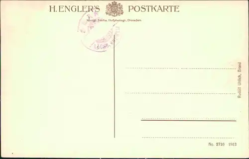Ansichtskarte Hohnstein (Sächs. Schweiz) Brandscheibe - Polenztal 1913