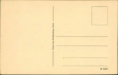 Ansichtskarte Erfurt Erfurter Dom - Doppelportal (Triangel) 1916