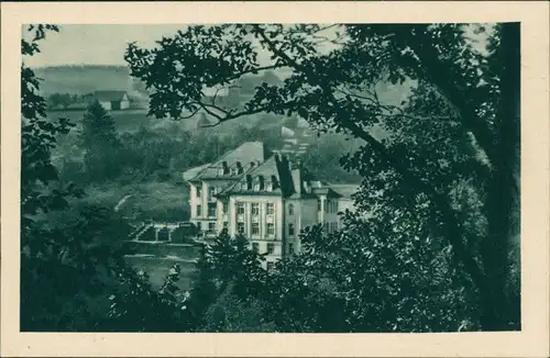 Teplitz - Schönau Teplice Sanatorium von der Schlucht auds 1937 