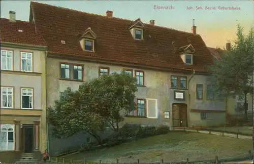 Ansichtskarte Eisenach Geburtshaus - Johann Sebastian Bach 1913 