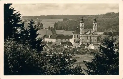 Ansichtskarte Ottobeuren Basilika/Klosterkirche 1958
