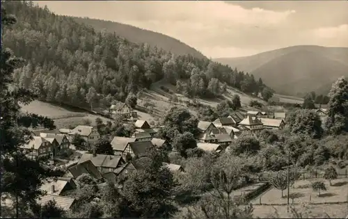 Ansichtskarte Rohrbach Blick auf den Ort 1961