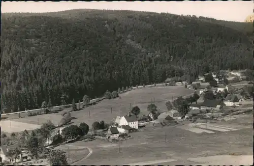 Ansichtskarte Holzhau-Rechenberg-Bienenmühle Blick auf den Ort 1960