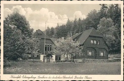Bärenfels (Erzgebirge Altenberg Schullandheim - Oberschule Dresden Plauen 1938