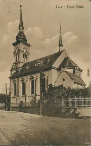 Ansichtskarte Saaz (Eger) Žatec Ev. Kirche 1922