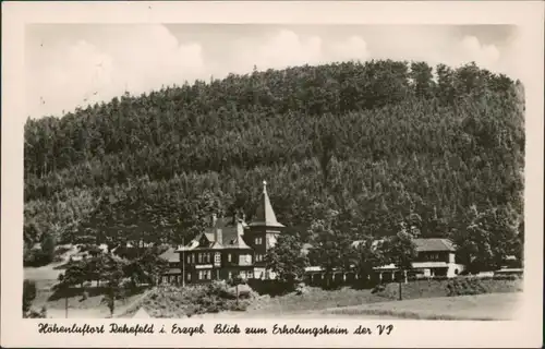 Ansichtskarte Rehefeld-Altenberg (Erzgebirge) FDGB Erholungsheim der VP 1957