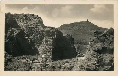 Ansichtskarte Zittau Zittauer Gebirge - der Hochwald 1956
