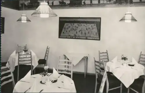 Moritzburg Gaststätte und Hotel "Waldschänke" - Jagdzimmer 1970