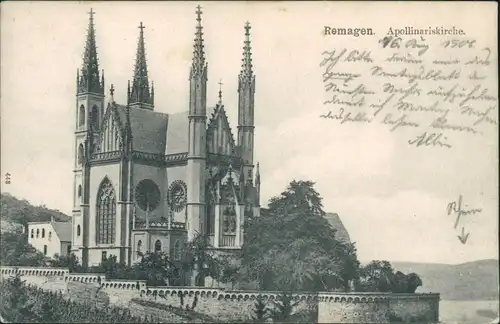 Ansichtskarte Remagen Apollinariskirche 1906