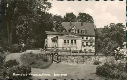Ansichtskarte Wiesenbad Sanatorium 1966