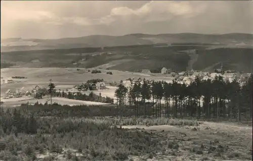 Ansichtskarte Masserberg Blick auf den Ort 1964