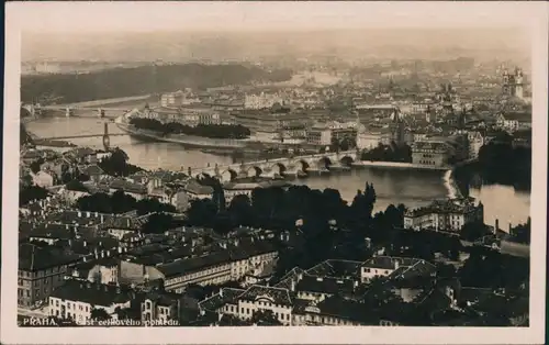 Ansichtskarte Prag Praha Blick auf den Ort 1926