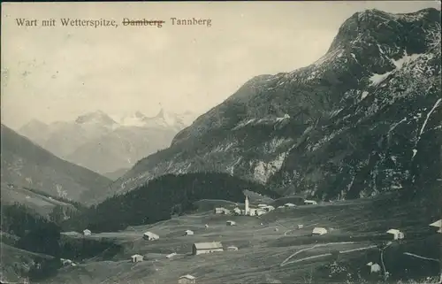 Ansichtskarte Salzburg Wart mit Wetterspitze, Tannberg (Berg) 1909