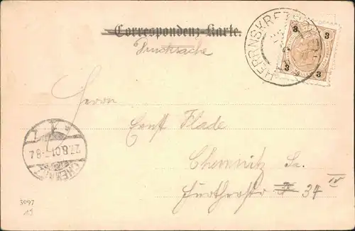 Herrnskretschen Hřensko Edmundsklamm /  Booten 1901