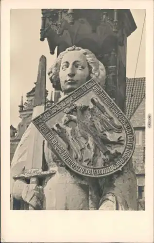 Ansichtskarte Bremen Roland 1955