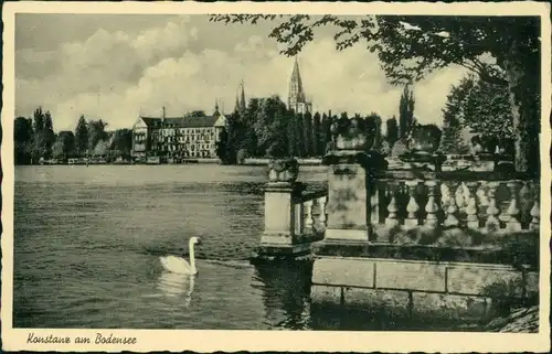 Ansichtskarte Konstanz Bodensee 1950