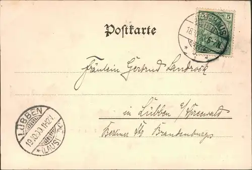 Ansichtskarte Bad Bentheim Burg/Schloss Bentheim 1900