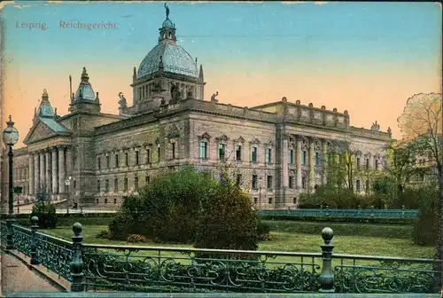 Ansichtskarte Leipzig Reichsgerichtsgebäude / Bundesverwaltungsgericht 1919