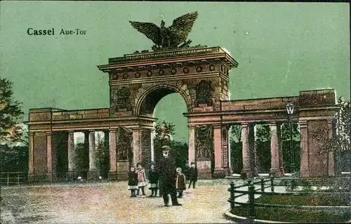 Ansichtskarte Kassel Cassel Aue-tor 1917