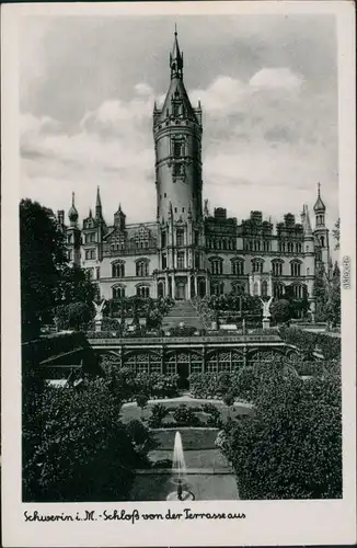 Ansichtskarte Schwerin Schweriner Schloss 1932