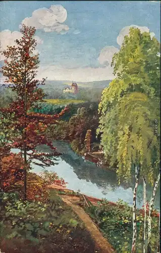 Ansichtskarte Bad Schlema Erholungsheim V.D.V. 1924 