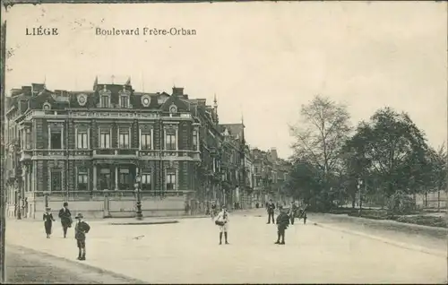 Lüttich Luik / wallonisch: Lîdje Boulevard Frere-Orban 1915 