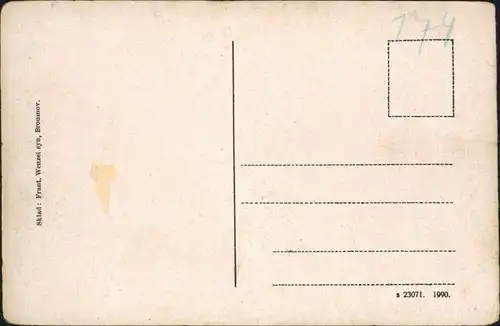 Teplitz - Schönau Teplice Teplické skály/Sandsteinfelsenschlucht 1916