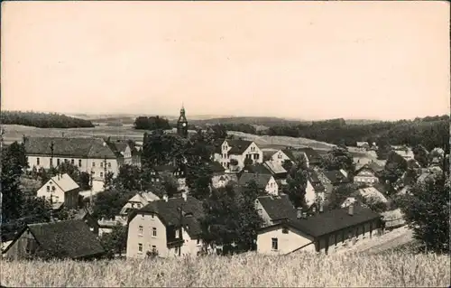 Ansichtskarte Obercrinitz-Crinitzberg Blick auf den Ort 1961