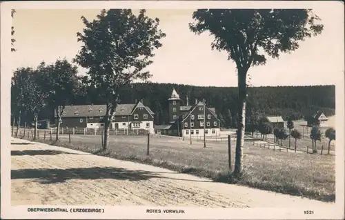 Ansichtskarte Oberwiesenthal Kinderheim "Rotes Vorwerk" 1960