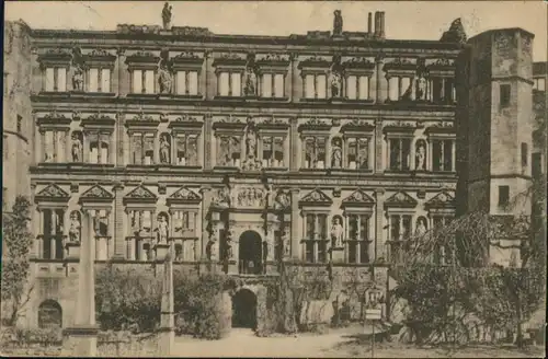 Ansichtskarte Heidelberg Heidelberger Schloss - Otto Heinrichsbau 1912