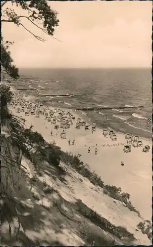Ansichtskarte Koserow Strand 1960