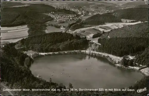 Ansichtskarte Daun See - Gemündener Maar 1960