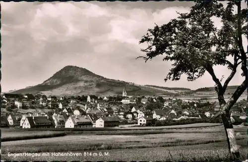 Ansichtskarte Engen Blick auf den Ort 1965