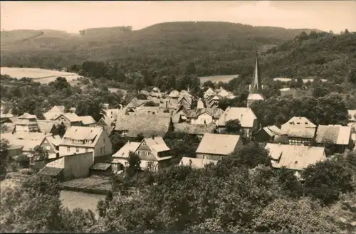 Ansichtskarte Neustadt (Harz) Blick auf den Ort 1961