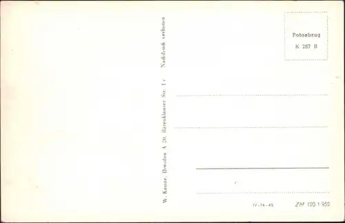 Ansichtskarte Schellerhau-Altenberg (Erzgebirge) Blick auf den Ort 1952