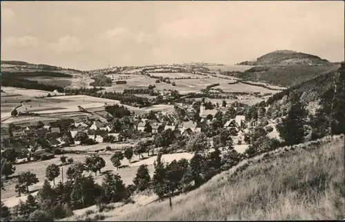 Ansichtskarte Geising-Altenberg (Erzgebirge) Blick auf den Ort 1960