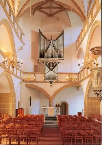 Ansichtskarte Torgau Schlosskirche mit Vier-Orgel 1999