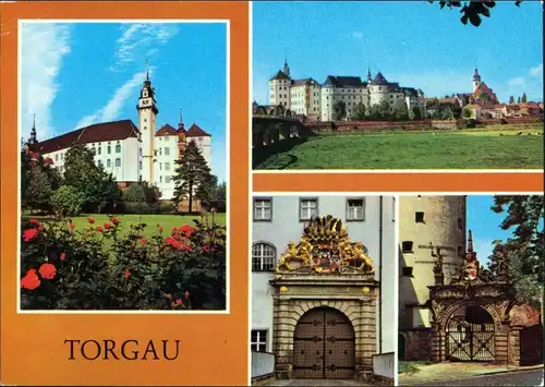Ansichtskarte Torgau Schloss Hartenfels 1978