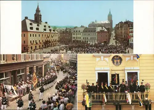 Ansichtskarte Annaberg-Buchholz Festumzug 1995