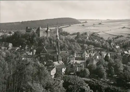 Ansichtskarte Mylau Blick auf die Stadt 1973