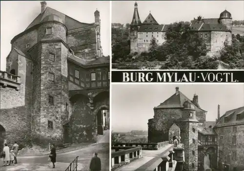 Ansichtskarte Mylau Burg Mylau - Museum 1977