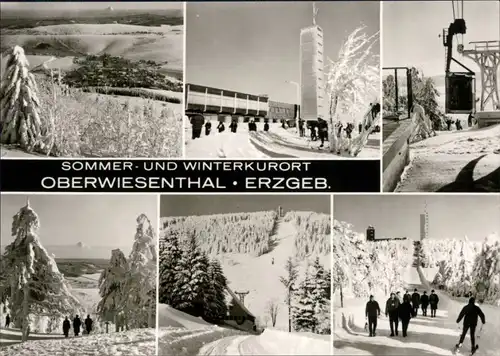 Ansichtskarte Oberwiesenthal Ansichten 1973