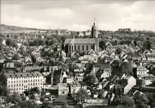 Ansichtskarte Annaberg-Buchholz Blick auf den Ort 1975