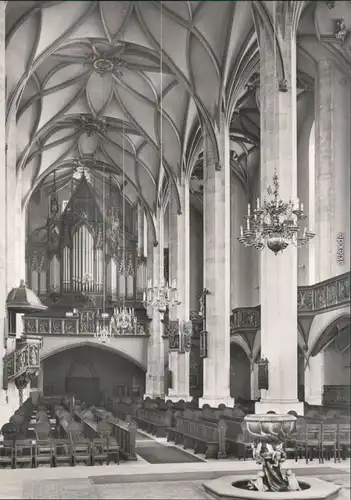 Ansichtskarte Annaberg-Buchholz St. Annenkirche - Orgel 1972