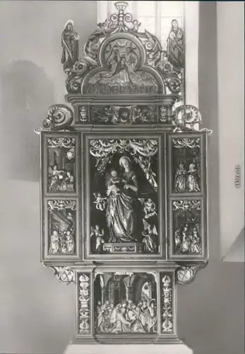 Ansichtskarte Annaberg-Buchholz St. Annenkirche: Müntzer-Altar 1978